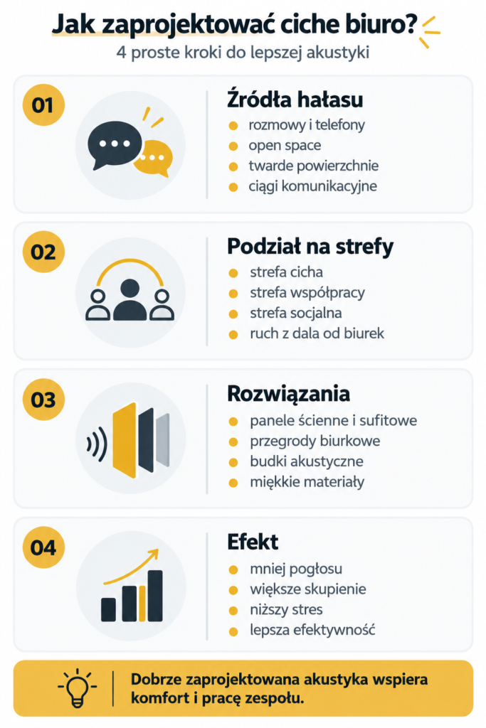 Jak zaprojektowac ciche biuro Jak zaprojektować ciche biuro?